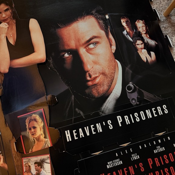 Vintage Heaven's Prisoners Movie Theater Floor Standee – Alec Baldwin – 1996 - Picture 4 of 6